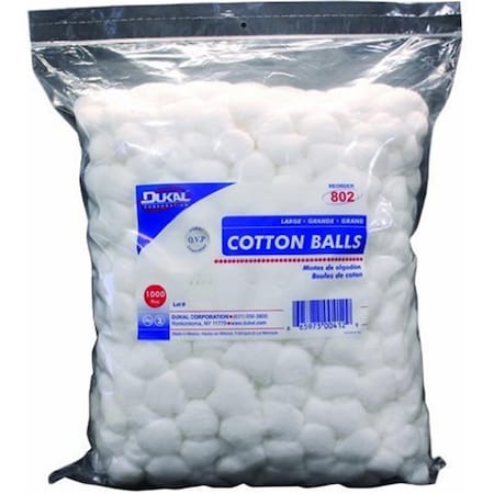 Dukal Cotton Balls - 1000 Count Large, 2PK